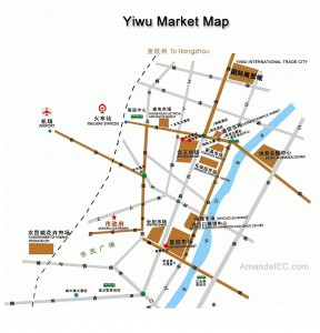 Yiwu market map